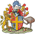 Coat of arms of Wellington, capital of New Zealand