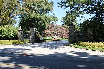 West Laurel Hill Cemetery gates