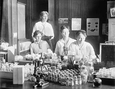 Women scientists- standing