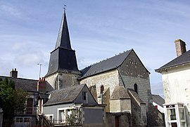 The church of Saint-Aubin, in Avrillé-les-Ponceaux