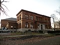 The Andrew Carnegie Free Library, built in 1899, located at 300 Beechwood Avenue.