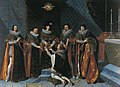 Philippe de Champaigne: Aufnahme Henris II. d’Orléans, Herzog von Longueville in den Orden des Heiligen Geistes durch Louis XIII., 15. Mai 1633