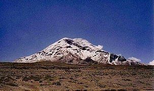 Der Chimborazo von Süd-West