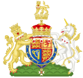 Coat of arms of Prince Harry, Duke of Sussex (b. 1984, granted in September 2002, on his 18th birthday)