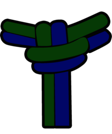 Corda Azul e Verde - Capoeira, graduado/a