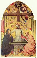 Pietà with Arma Christi, Lorenzo Monaco, 1404