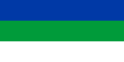 Flag of the Komi Republic (27 November 1991–17 December 1997)