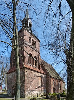 Medieval church in Groß Kiesow