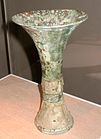 Shang dynasty (Yin) bronze ritual wine vessel, dating to the 13th century BC, Chinese