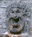 Fountain mask at the Hafod Estate