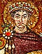 Kaiser Justinian I., Mosaik, San Vitale, Ravenna