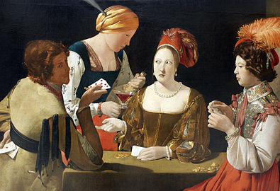Georges de La Tour: Der Falschspieler mit dem Karo-Ass, um 1620/1630