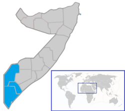 Location of Jubaland