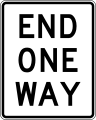 R6-7 End one way
