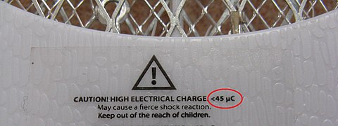 Maximum charge: 45 μC