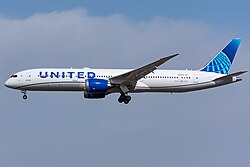 Boeing 787-9 der United Airlines