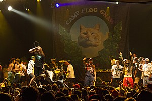 Odd Future performing with Trash Talk and Lil Wayne at Camp Flog Gnaw Carnival 2012