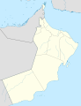 Oman-Karte ohne Buraimi