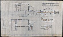 An image of drawng St.Cecilia's Hall Plan created by University of Edinburgh works department. 28.01.1960.
