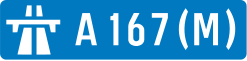 A167(M) shield