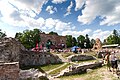 Viljandi Folk Music Festival held annually within the castle ruins