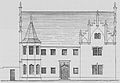 Villa Lengerke, Hofseite, Bestandszeichnung (Gebrüder Ziller, 1872)