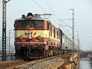 AJJ based WAM-4 with an express train