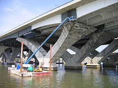 Painting application on the new span