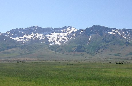 272. Hole in the Mountain Peak is the highest summit of Nevada's East Humboldt Range.
