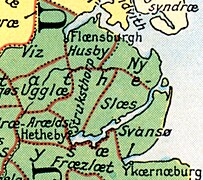 former subdivision of Anglia into herreder