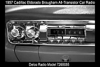 1957 Eldorado Brougham all-transistor, in-dash car radio