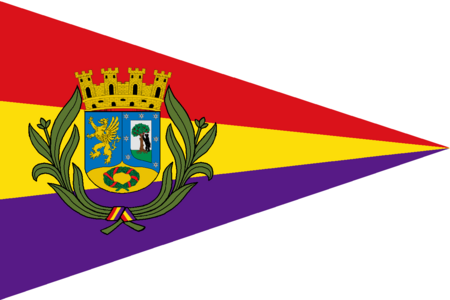Distintivo de Madrid pennant awarded to the Spanish Republican Navy vessels that took part in the Battle of Cape Palos