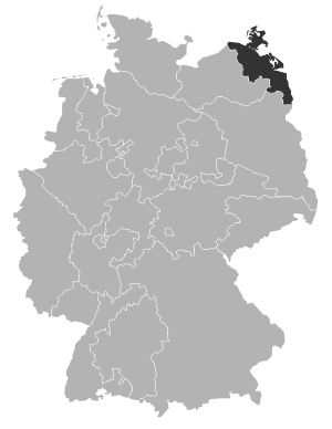 Karte der Pommerschen Evangelischen Kirche