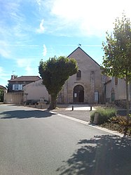 The church in Leignes-sur-Fontaine