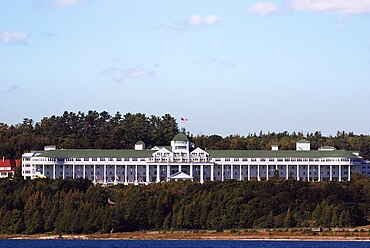 The Grand Hotel as seen from Lake Huron