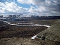Green River, Wyoming, from the area east of Scott's Bottom.