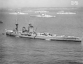 HMS Nelson served as the flagship of the Royal Navy's Task Force 11