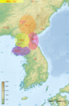 Han Dynasty destroys Wiman Joseon in 108 BC and establishes the Four Commanderies.