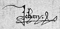 John II's signature