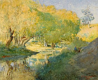 Golden Willows, 1907, New England Regional Art Museum