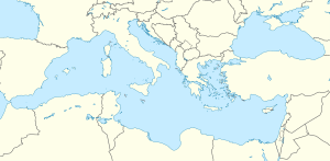 Battle of Actium is located in Mediterranean