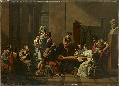 Aspasia Conversing with the Most Illustrious Men of Athens (1806)