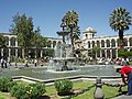 Plaza de Armas in Arequipa, Peru.