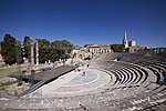 Ruins at the Roman theatre of Arles
