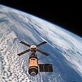 Image 86America's first space station Skylab in orbit February 8, 1974 (from 1970s)
