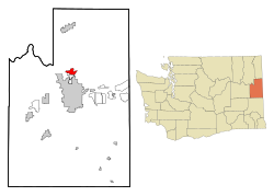 Location of Fairwood, Washington