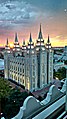 The Salt Lake Temple in Salt Lake City, Utah is the largest LDS temple.