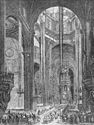 Interior of the Cathedral, 1884 by Frederick A. Ober
