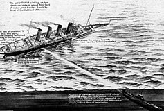 The second explosion made passengers believe U-20 had torpedoed Lusitania a second time