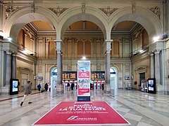 Inside Trieste Centrale.
